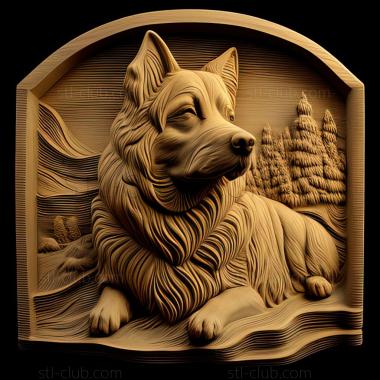 3D model st Portuguese Shepherd dog (STL)